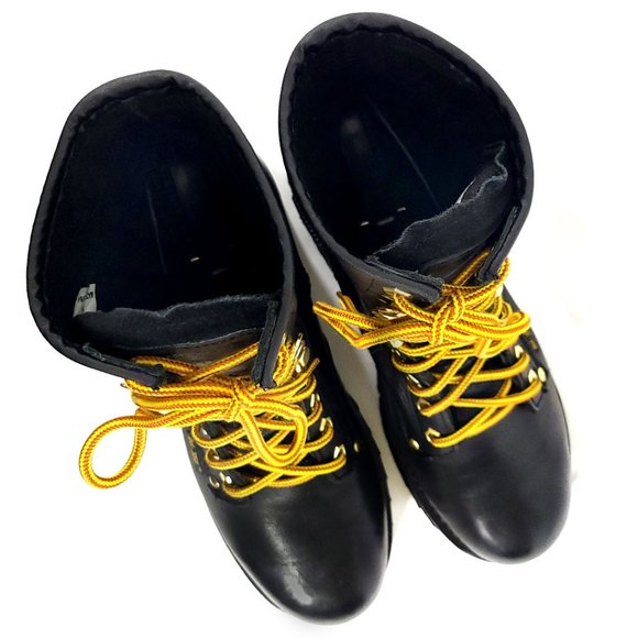 AdTec Mens 9” Logger Boot - Black Leather NWOT - Picture 4 of 15